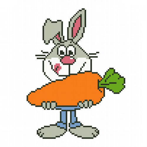 Купить вышивку Заяц с морковкой (арт. 2372) от Нитекс